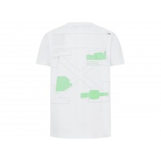 OFF-WHITE Slim Fit Arch Shapes T-Shirt White/Green