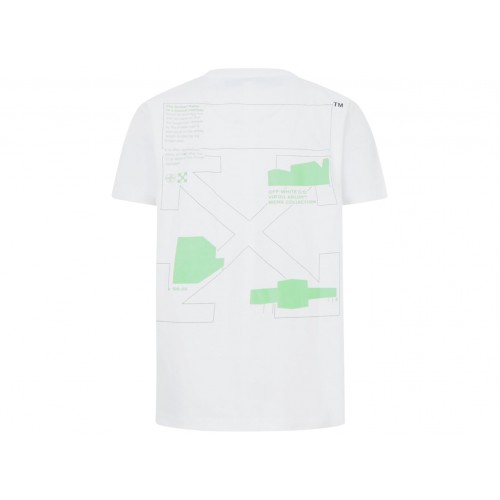 Оригинальный шмот OFF-WHITE Slim Fit Arch Shapes T-Shirt White/Green