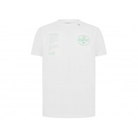 OFF-WHITE Slim Fit Arch Shapes T-Shirt White/Green