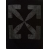 OFF-WHITE Slim Fit Blurred Monalisa Hoodie Black/Black