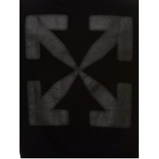 OFF-WHITE Slim Fit Blurred Monalisa Hoodie Black/Black