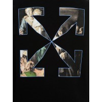 OFF-WHITE Slim Fit Caravaggio Painting Sweatshirt Black/Black