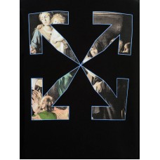 OFF-WHITE Slim Fit Caravaggio Painting Sweatshirt Black/Black