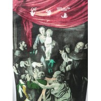 OFF-WHITE Slim Fit Caravaggio Painting Sweatshirt White/Black
