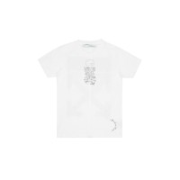 OFF-WHITE Slim Fit Dripping Arrows T-Shirt White/Black