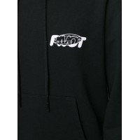 OFF-WHITE Slim Fit Kiss 21 Hoodie Black/White