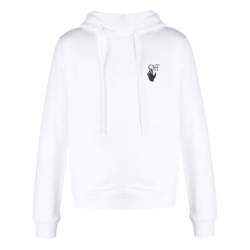 OFF-WHITE Slim Fit Pascal Arrow Hoodie White/Black