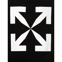 OFF-WHITE Slim Fit Pascal Crewneck Sweatshirt Black/White