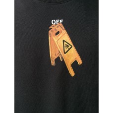 OFF-WHITE Slim Fit Pascal Skeleton Sweatshirt Black/Black