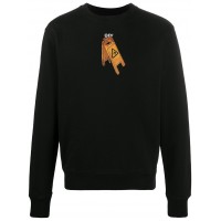 OFF-WHITE Slim Fit Pascal Skeleton Sweatshirt Black/Black