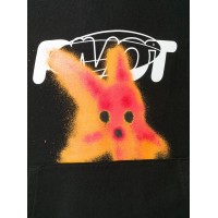 OFF-WHITE Slim Fit Pivot Fish Hoodie Black/Red