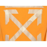 OFF-WHITE Slim Fit Tape Arrows T-Shirt Orange/Beige