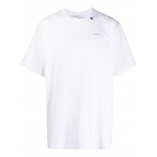 OFF-WHITE Slim Fit Unfinished T-Shirt White/Silver