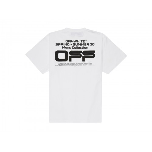 Оригинальный шмот OFF-WHITE Slim Fit Wavy Line T-Shirt White/Black
