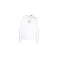 OFF-WHITE Splash Arrow Skate Fit Hoodie White