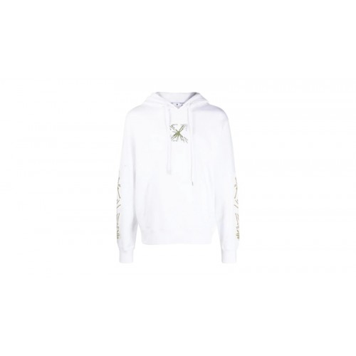 OFF-WHITE Splash Arrow Skate Fit Hoodie White