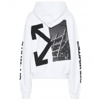 OFF-WHITE Splitted Arrows Hoodie White/Black
