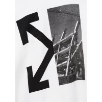 OFF-WHITE Splitted Arrows Hoodie White/Black