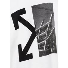 OFF-WHITE Splitted Arrows Hoodie White/Black