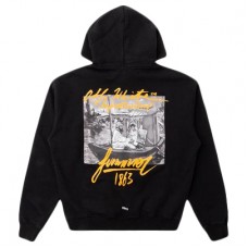 OFF-WHITE Summer Graphic Print Hoodie Black/Multicolor