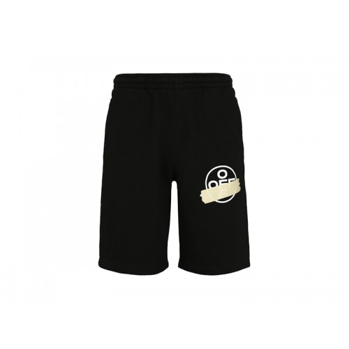 OFF-WHITE Tape Arrows Sweatshort Black/Beige