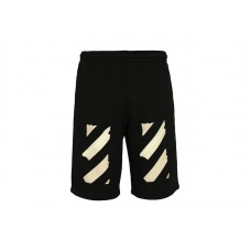 OFF-WHITE Tape Arrows Sweatshort Black/Beige