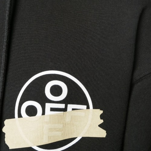 Оригинальный шмот OFF-WHITE Tape Diag Arrows Hoodie Black/Beige