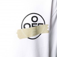 OFF-WHITE Tape Diag Arrows Sweatshirt White/Beige