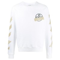 OFF-WHITE Tape Diag Arrows Sweatshirt White/Beige