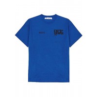 OFF-WHITE Tech Marker Over Crewneck Blue