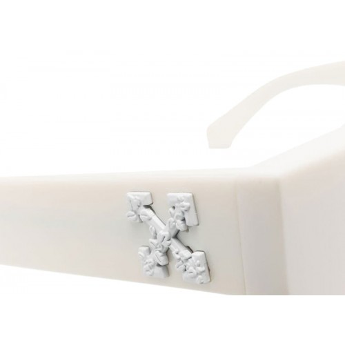 OFF-WHITE The Pantheon Square Frame Sunglasses Bone White OFF-WHITE The Pantheon Square Frame Sunglasses Bone White