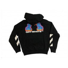 OFF-WHITE Thermo Man Hoodie Black