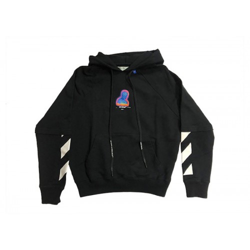 OFF-WHITE Thermo Man Hoodie Black