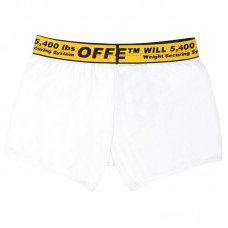 OFF-WHITE Three Pack Stretch Cotton Boxer Briefs (SS19) White/Yellow/Black