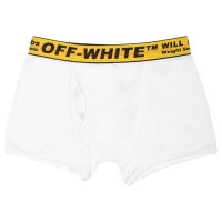 OFF-WHITE Three Pack Stretch Cotton Boxer Briefs (SS19) White/Yellow/Black