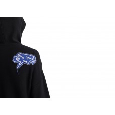 OFF-WHITE Thund Arr Chunky Knit Hoodie Black/Blue/White