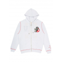 OFF-WHITE Undercover Skeleton RVRS Zipped Hoodie White/Multicolor