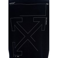 OFF-WHITE Unfinished Diag Sweatshirt Black/Silver