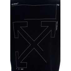 OFF-WHITE Unfinished Diag Sweatshirt Black/Silver