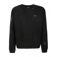 OFF-WHITE Unfinished Diag Sweatshirt Black/Silver