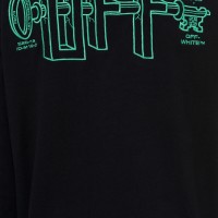 OFF-WHITE Universal Key Hoodie Black/Mint Green