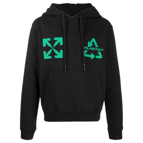 Оригинальный шмот OFF-WHITE Universal Key Hoodie Black/Mint Green
