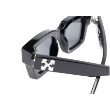 OFF-WHITE Virgil Square Frame (W) Sunglasses Black/Black Tint