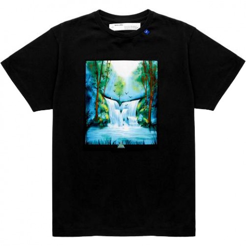 Оригинальный шмот OFF-WHITE Waterfall T-Shirt Black/Multicolor