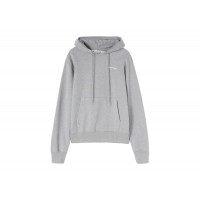 OFF-WHITE Wave Diagonals Slim Hoodie Grey/White