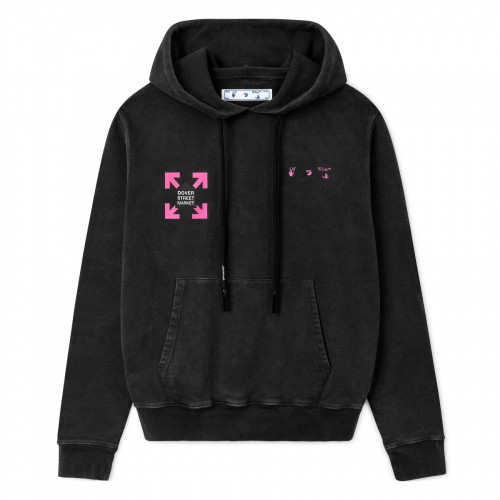 Оригинальный шмот OFF-WHITE x Dover Street Market Vintage Hoodie Pink/Black