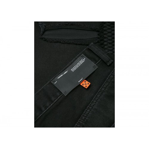 OFF-WHITE x EV BRAVADO 90s Baggy Fit Jeans Black OFF-WHITE x EV BRAVADO 90s Baggy Fit Jeans Black