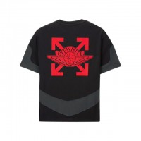 OFF-WHITE x Jordan Tee Black
