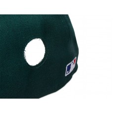 OFF-WHITE x MLB Oakland Athletics Cap Green/Yellow/White