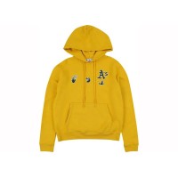 OFF-WHITE x MLB Oakland Athletics Hoodie Yellow/Blue